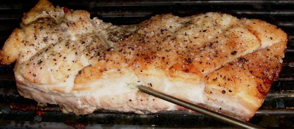 cómo adobar pancenta para la barbacoa